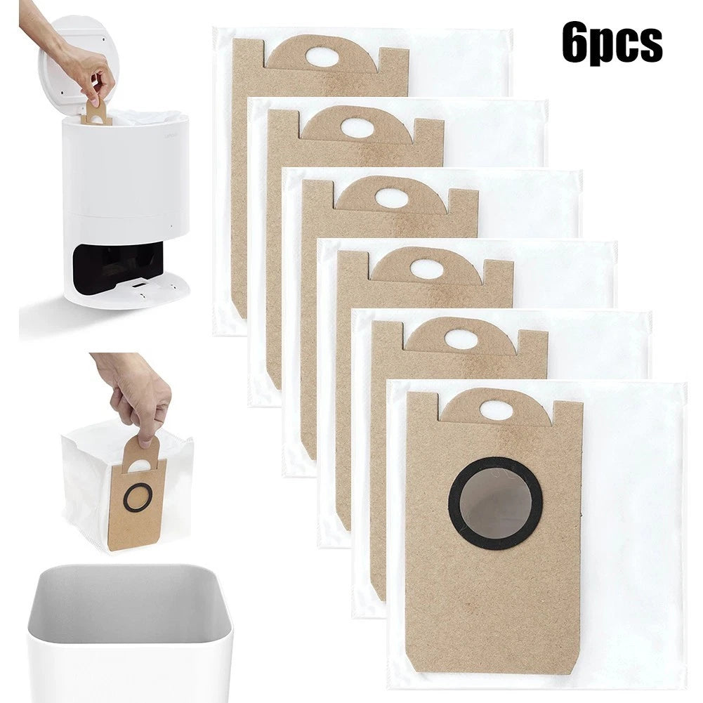 6X Dust Bags Kit for Cleaner Parts (Efficient Particle Collection)