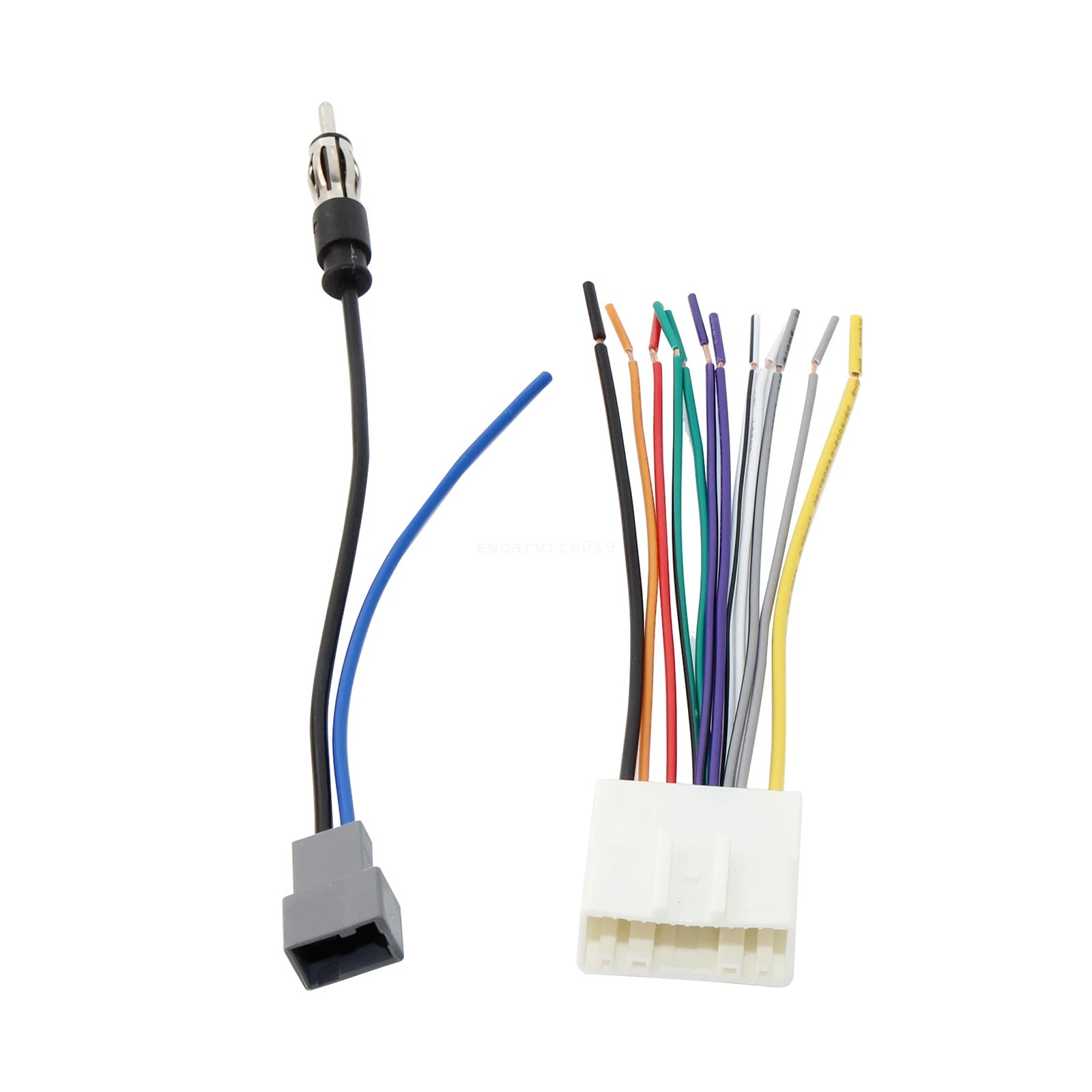 Stereo Radio Wire Harness Connector + Antenna Adapter for Infiniti G37 (2008–2013)
