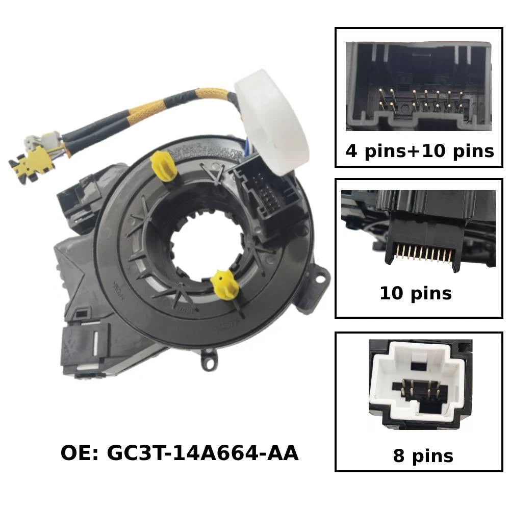 Spiral Cable Clock Spring for Ford F-250, Mustang Shelby GT500 (2003–2014) GC3T-14A664-AA