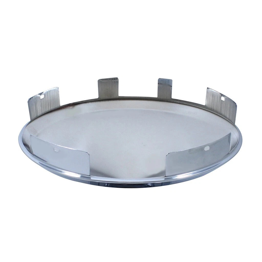 Universal Chrome Hub Cap Front Pointed Replacement for 8-3/4 Inch Wheel (4)