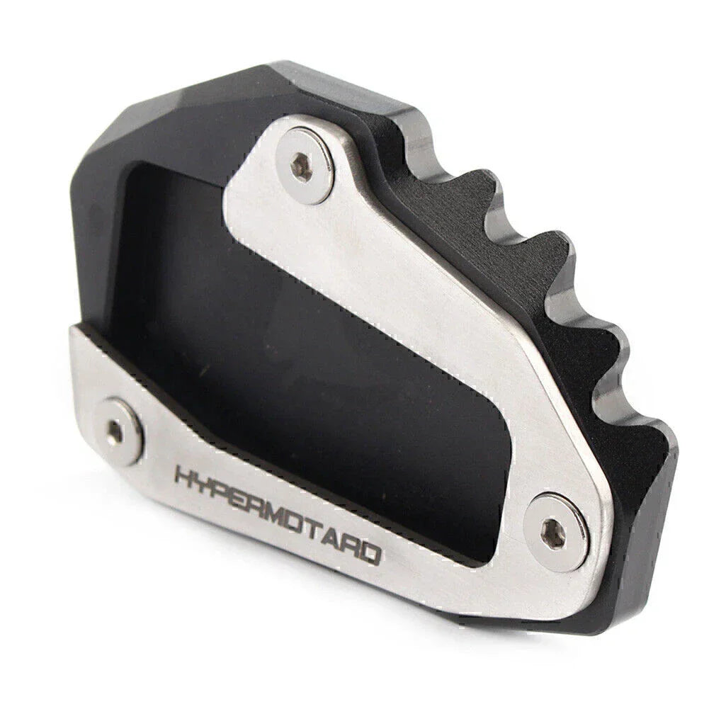Black Side Kickstand Extension Pad for Ducati Hypermotard 821 (2013-2017)