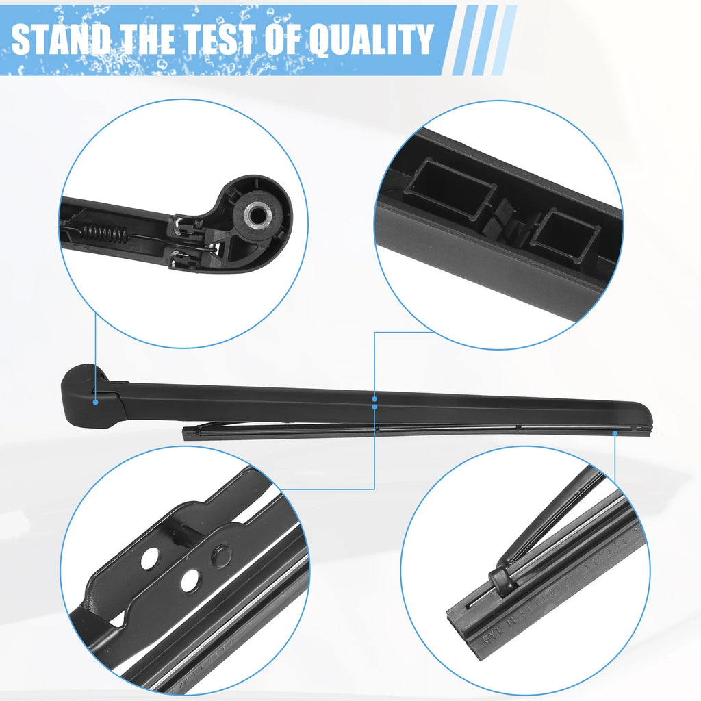 Set of 2 Rear Windshield Wiper Blade Arms for Audi Q7 (2007–2015)