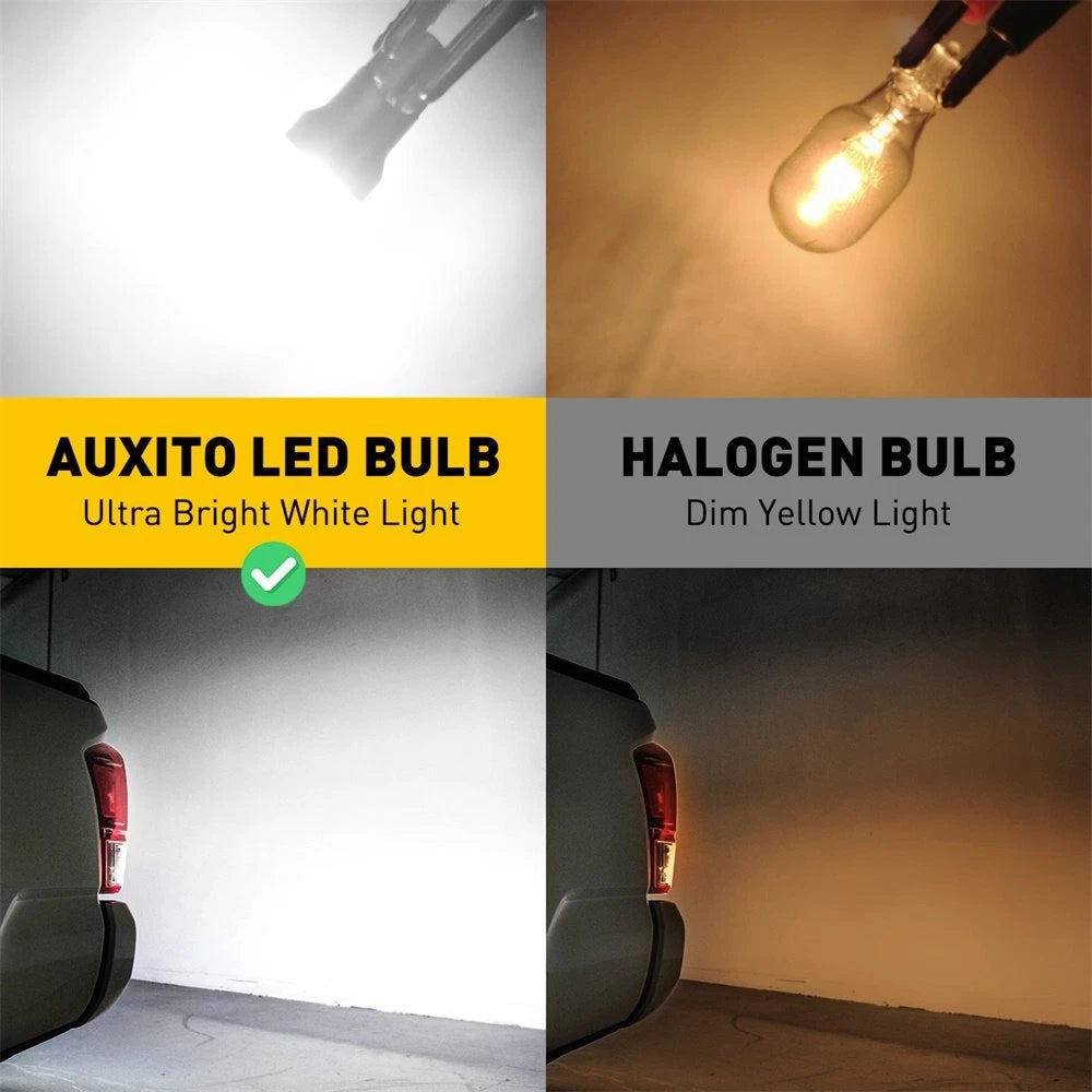 2 T15 921 Super Bright White LED Bulbs for Backup Reverse Light (CANBUS)