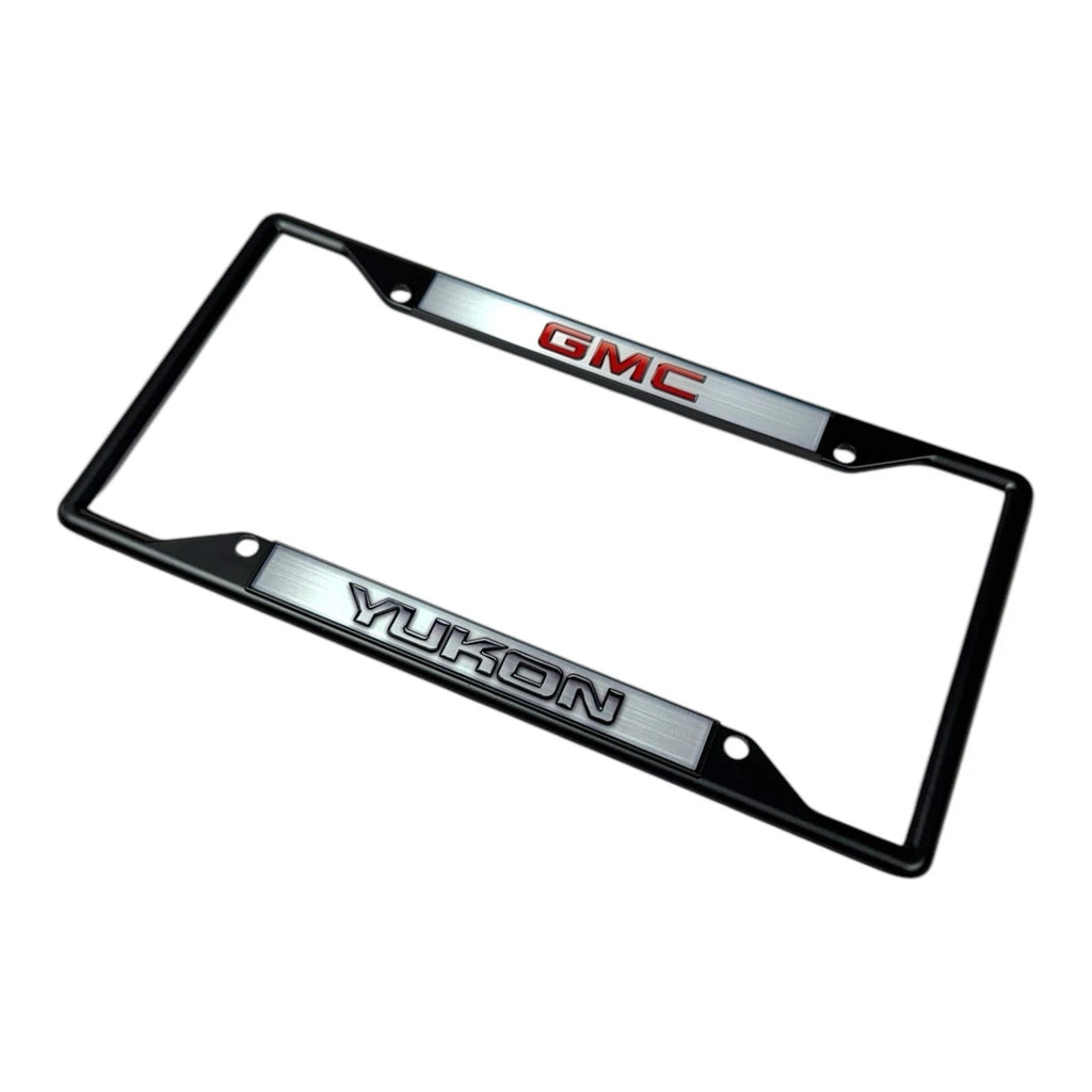 Black License Plate Frame for GMC Yukon (2007–2024)