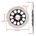 Front Brake Disc Rotor 220mm for Suzuki GN125, GN125E, GS125, TU125 (1980–2023)