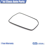Rear View Mirror Glass + Backplate Left for Chevrolet Malibu (2016–2021) 23372271