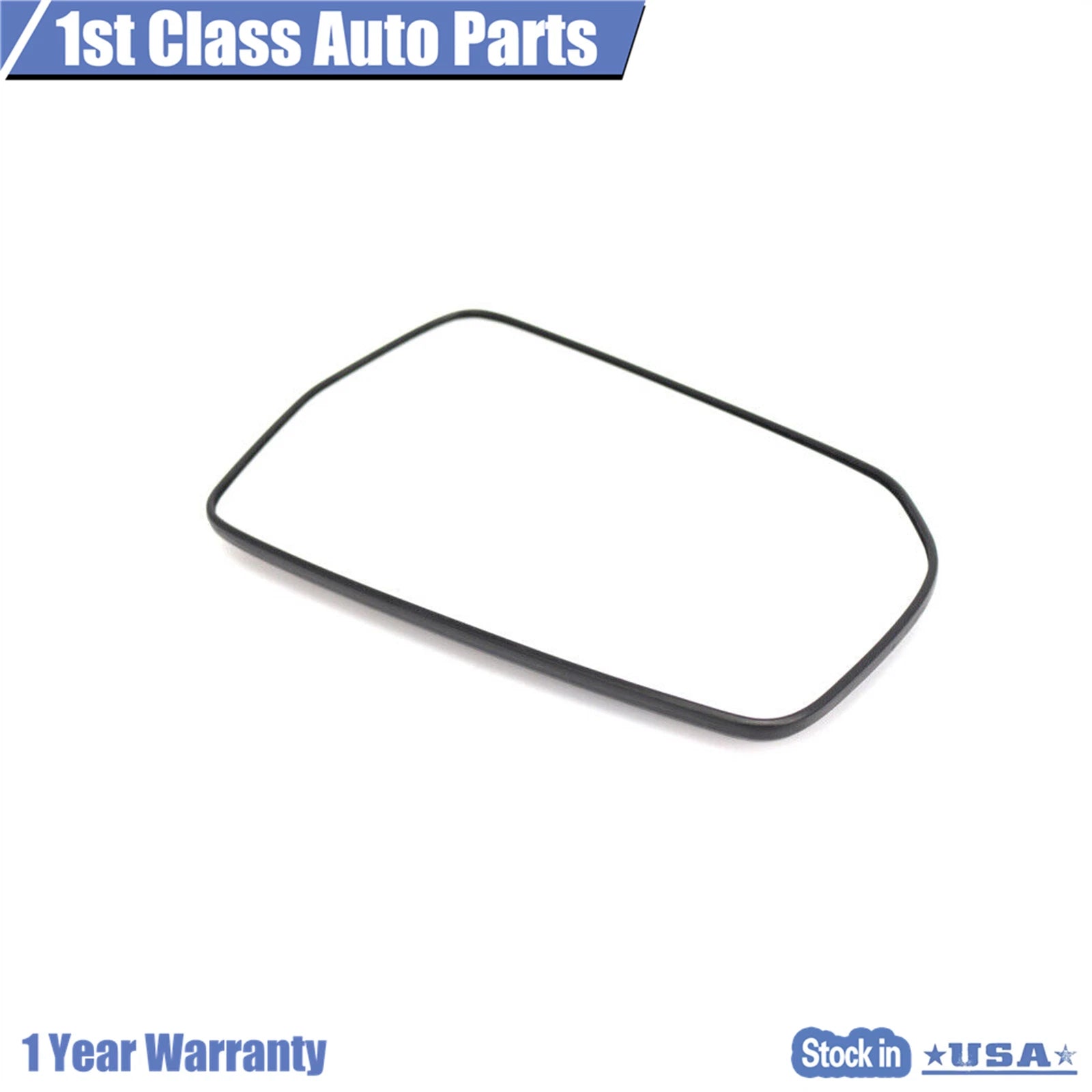 Rear View Mirror Glass + Backplate Left for Chevrolet Malibu (2016–2021) 23372271