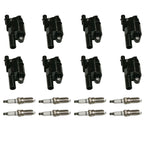 8X Ignition Coil & Spark Plug for Silverado 1500 Tahoe 5.3L (2007–2013)