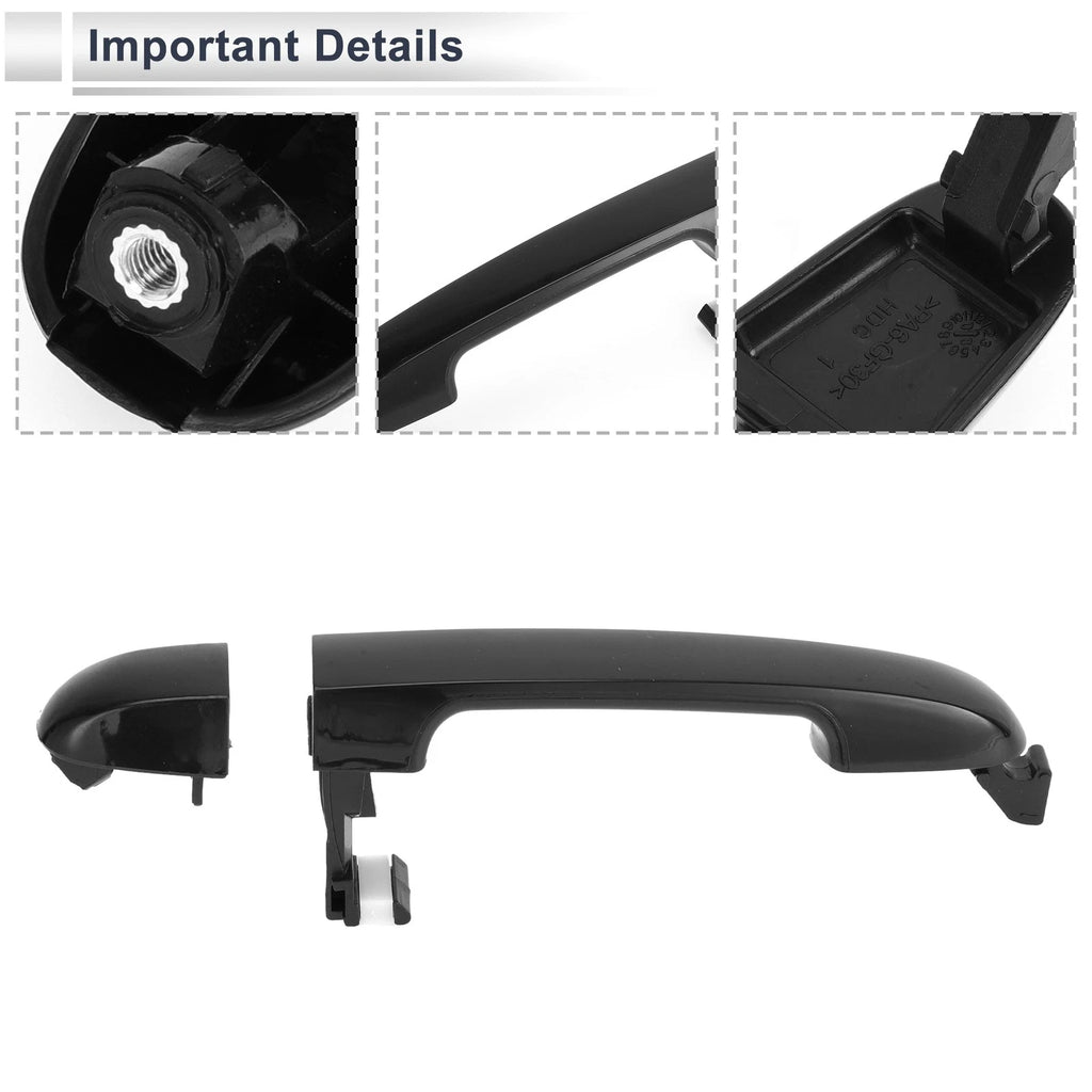 Front Right Door Handle for Hyundai Elantra (2006–2012) No. 82652-2H000