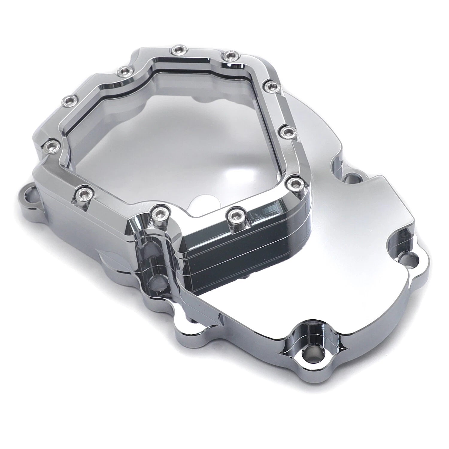 Chrome Right Engine Stator Cover for Yamaha FZR600 (1989–1997), FZR500 (1989–1990)