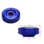 Aluminum Chain Adjust Nuts Blue for Honda Grom 125, MSX, Monkey Z125, Dax ST125 (2014–2023)