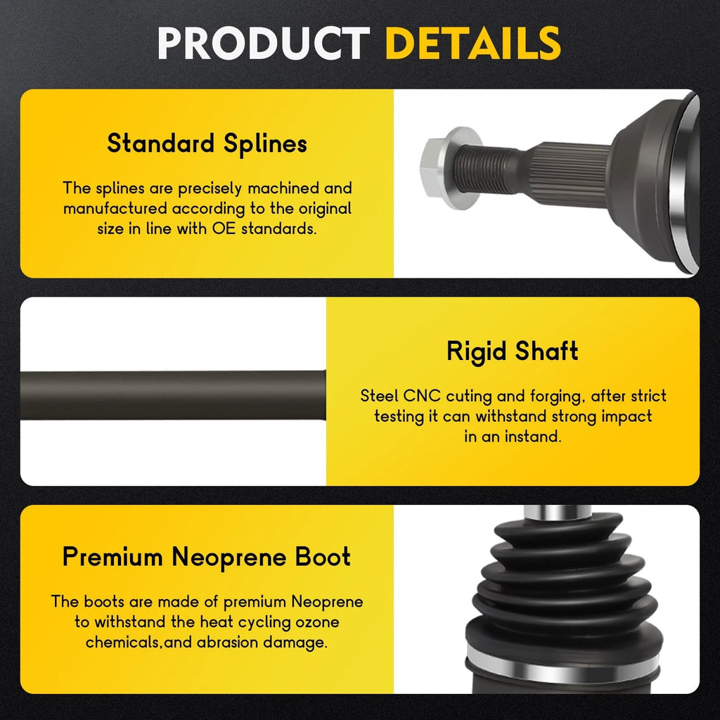CV Axle Front Driver Side for Chevrolet Traverse GMC Acadia (2009–2017)