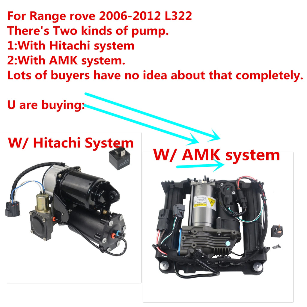 Air Suspension Compressor for Range Rover L322 (2002-2012)