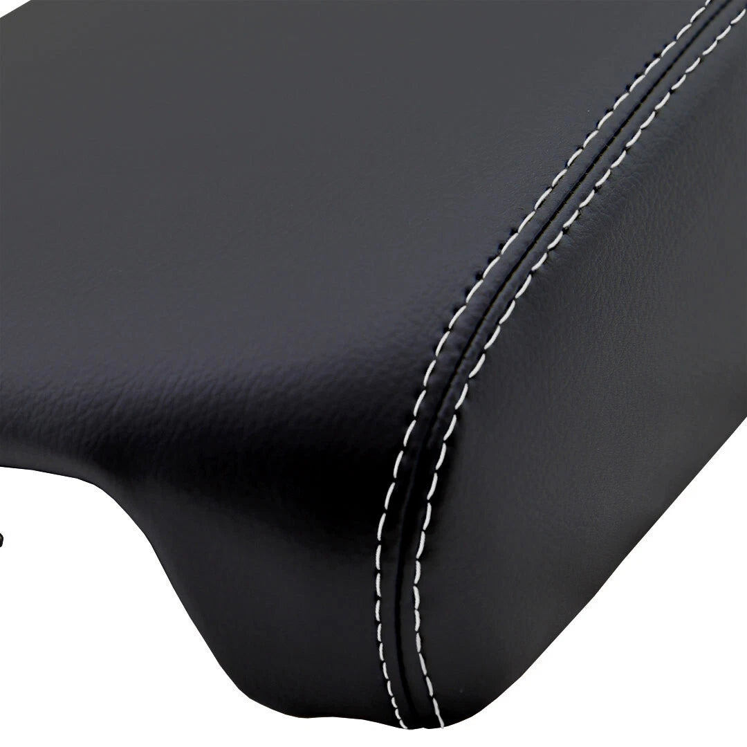 Console Armrest Box Cover for Lexus GS300 GS400 (1998–2005) White Stitch