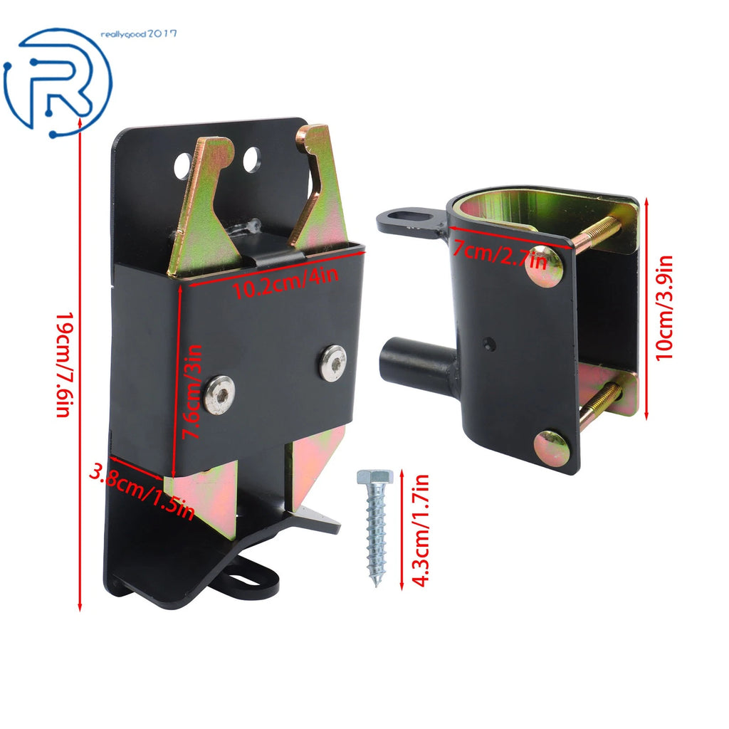 2X Heavy Duty 2 Way Farm Gate Latch for 2"–2 3/4" Post