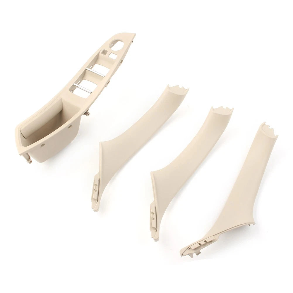 Set of 4 Door Panel Handle Pull Covers for BMW 520d 535i F10 F11 (2010–2016)