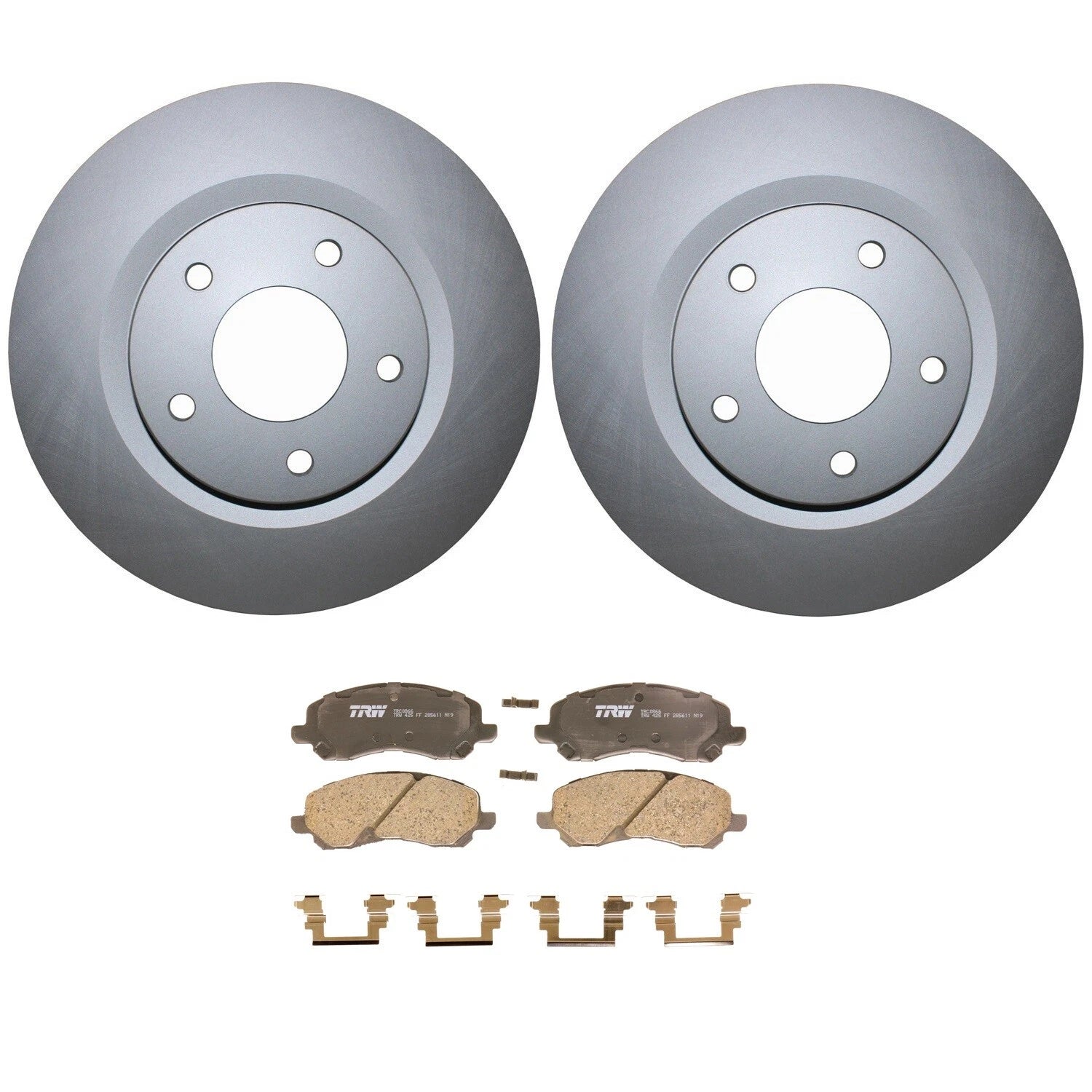 Front Brake Kit with 294mm Rotors & TRW Ceramic Pads for Dodge Avenger (2008–2014)