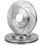 Front Drilled Slotted Brake Rotors for Mercury Grand Marquis (2003–2011)