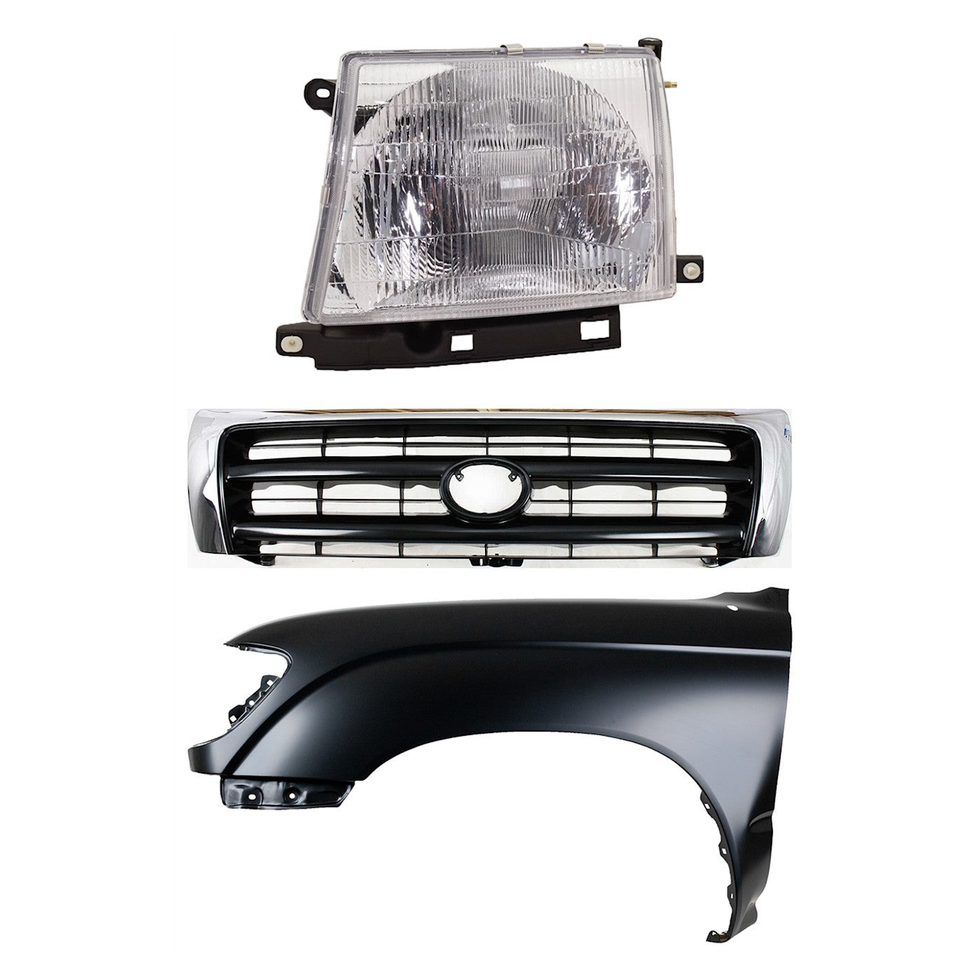 Fender Kit for Toyota Tacoma (1997–2000) RWD Primed Driver Side