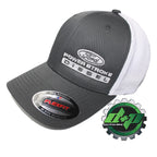 Powerstroke Mesh Summer Hat for Ford Trucks (Charcoal Gray, White)