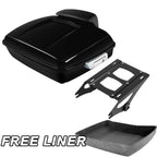 Chopped Trunk Backrest Mount Rack for Harley Road Glide (2014–Up)