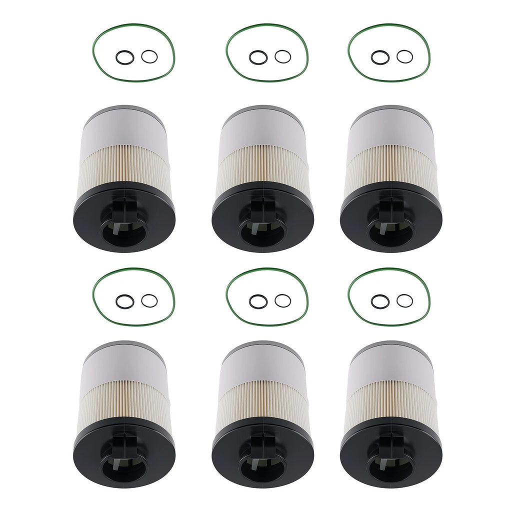 6 FS20083 Fuel Water Separator Filter for Cummins ISX DD13 DD15 DD16 (2007–2023)