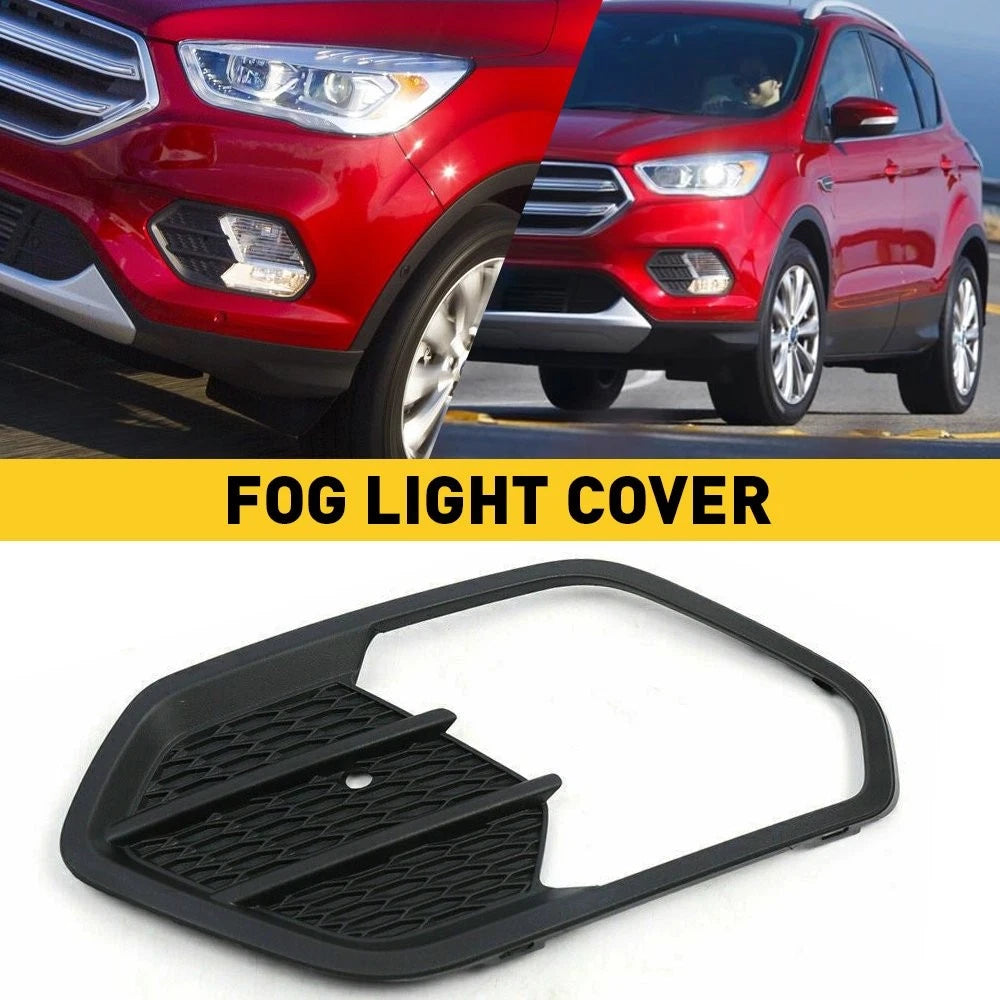 Front Left Fog Light Bezel Grille Cover for Ford Escape Kuga (2017–2019)