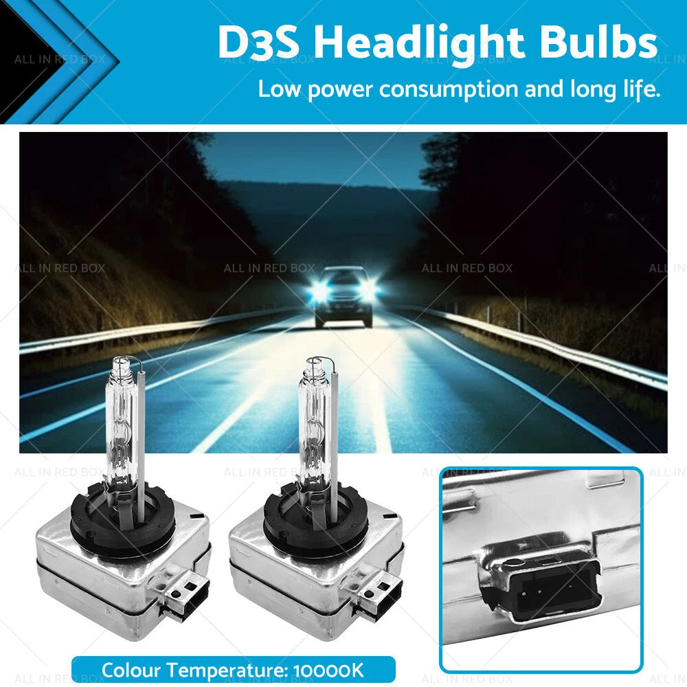 D3S 10000K HID Xenon Headlight Bulbs for Audi Land Rover Kia