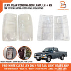 Clear Lens Tail Lamp Rear Light for Toyota Hilux Ute (1988-1996)