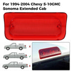 Red Lens 3rd Brake Light Cover for Chevy S10 GMC Sonoma (1994–2004)