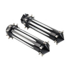 Pair of 1'' Spikes Motor Hand Grips for Harley Touring Dyna Softail