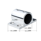 Stainless Steel 316 Rectangular Railing Base for Boat Handrails