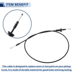 Hood Latch Release Cable for Hyundai Accent (2006–2011) No. 811901E000