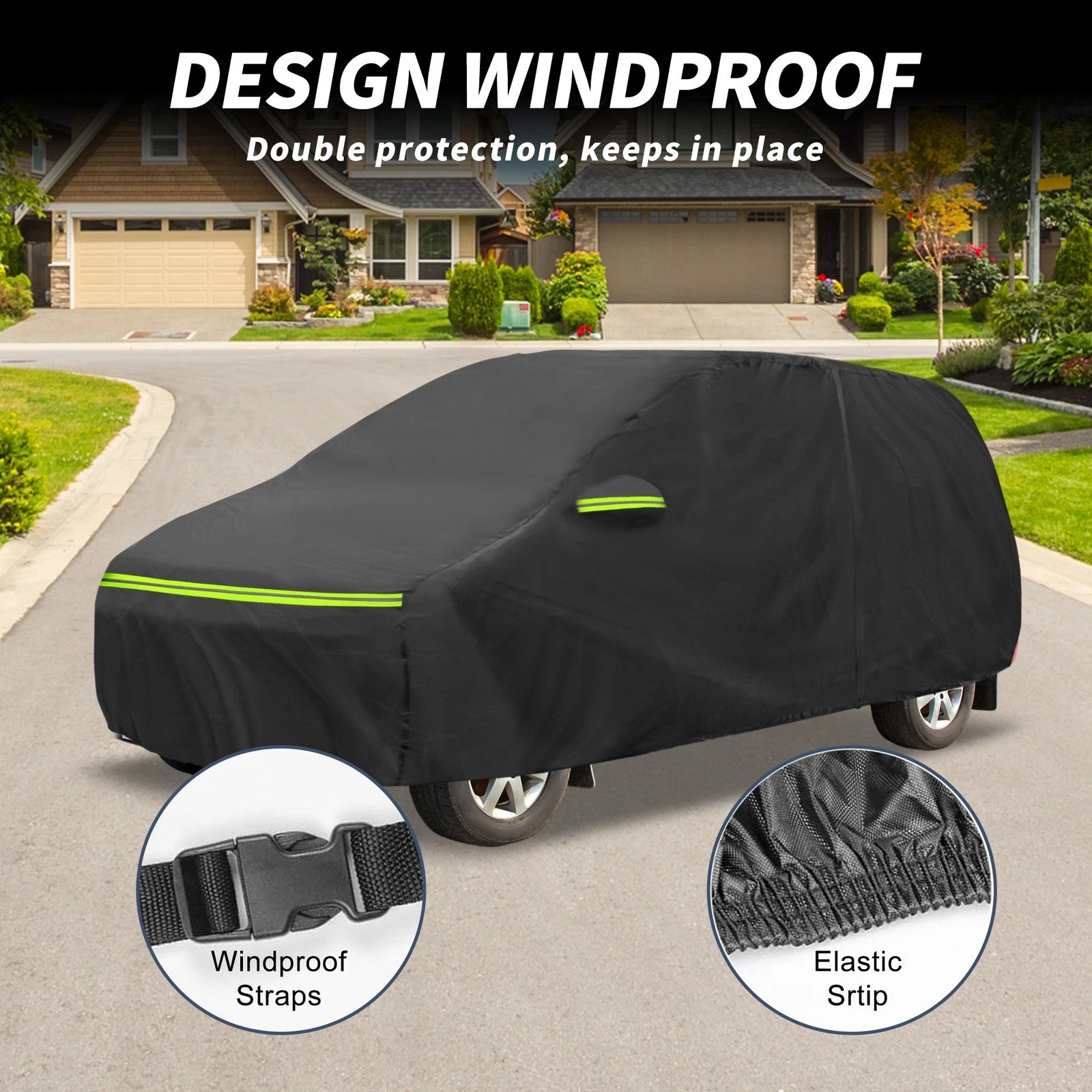 Waterproof Car Cover 219D-PU for Hyundai i30 II/III (2011–2021) with Zipper