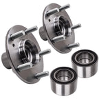 Pair Front Wheel Hub Bearings for Honda Civic DX EX Acura CSX ILX (2006–2021)