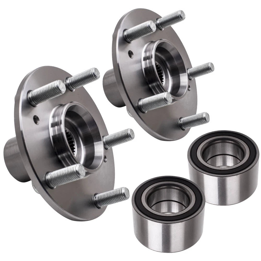 Pair Front Wheel Hub Bearings for Honda Civic DX EX Acura CSX ILX (2006–2021)