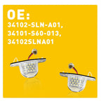 2X LED License Plate Light Tag Lamp 6000K for Honda CR-V (2007–2016)