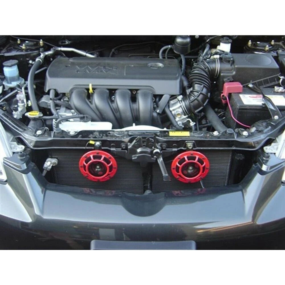 Compact Electric Car Horn for Universal Fit (12V)