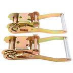 2X 3333 Lbs Ratchet Handle with Buckle 2 Inch for Tie Down Straps