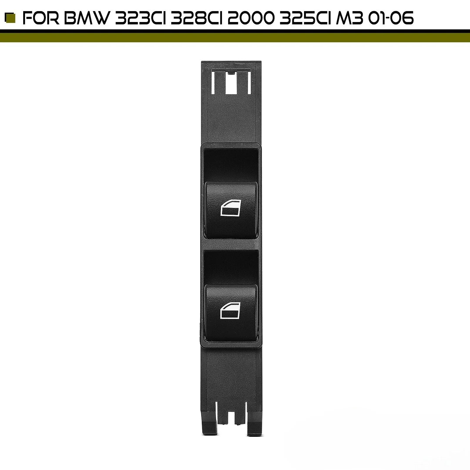 Power Window Switch Front Left for BMW 323Ci 328Ci (2000–2006)