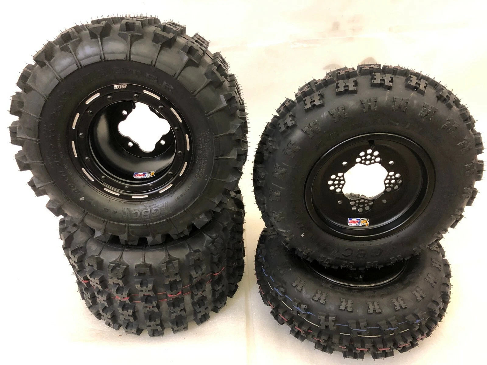 DWT G3 Beadlock Wheels & GBC XC Master Tires for YFZ450 Raptor Banshee (2004–2023)