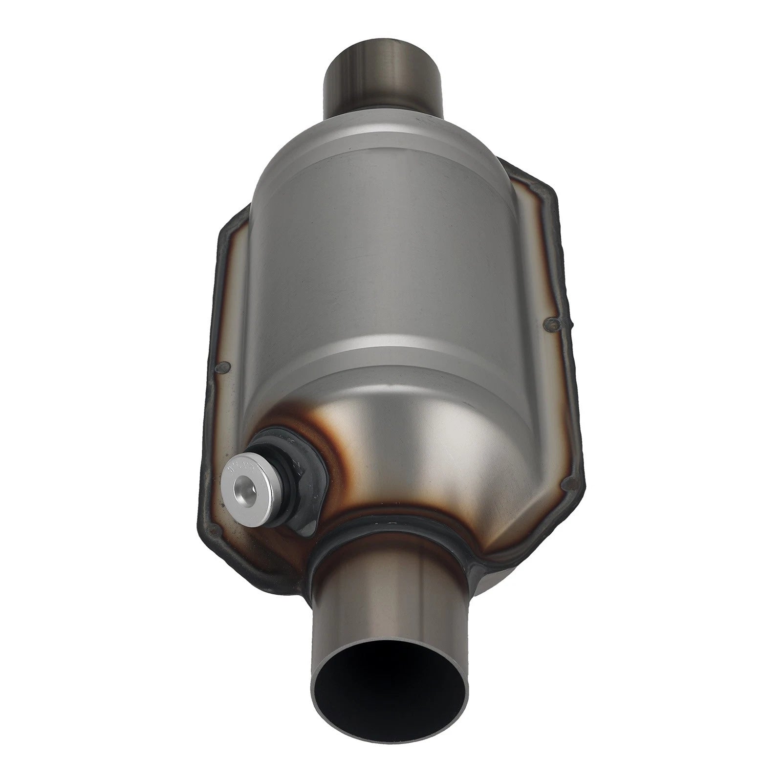 2" Catalytic Converter for 2.5L EPA Stainless Steel Round Body (13)