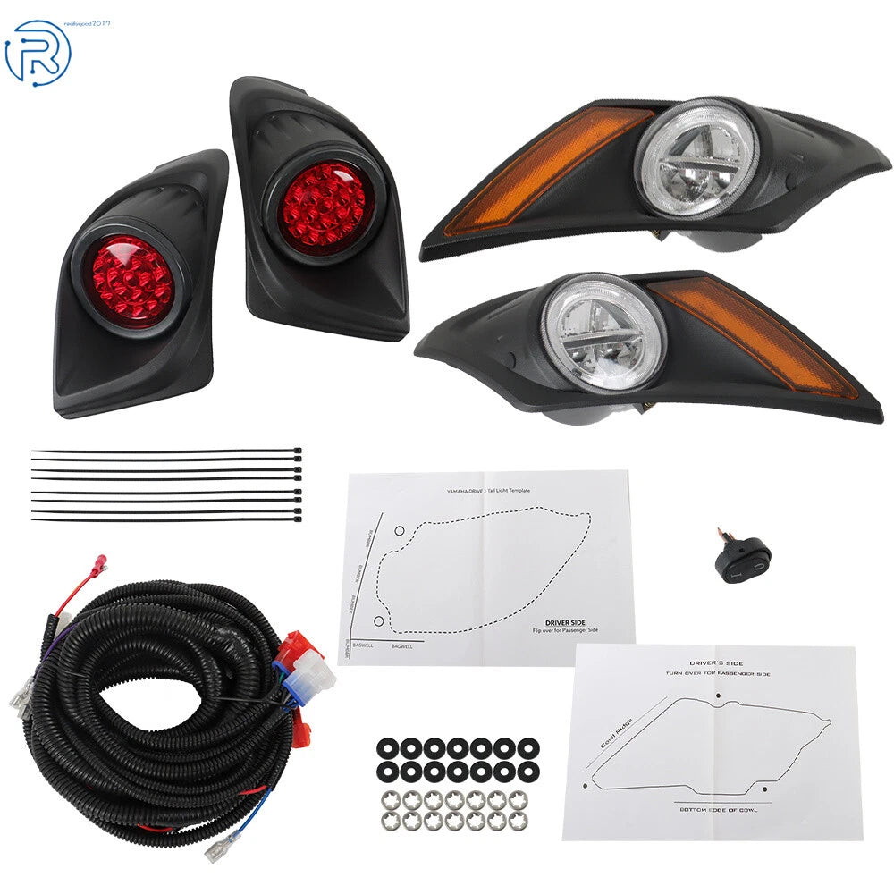 LED Headlight Taillight Kit for Yamaha Drive 2 (2017–Present)
