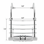 Rear Bumper Cheese Grater Grill for Harley Heritage Springer (1997–2003) Chrome
