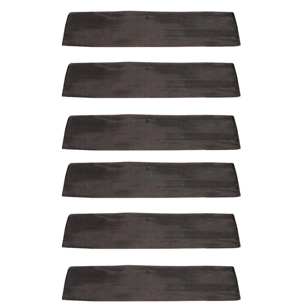 6 Sliding 12" Webbing Sleeves for 2" Ratchet Tie Down Strap