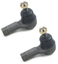 Set of 2 Front Outer Manual Steering Tie Rod Ends for Mazda 323 (1986–1987)