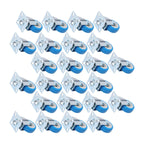 Set of 24 Blue 2" Swivel Caster Wheels for Various Applications