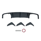 Rear Bumper Diffuser Lip for Mercedes-Benz W204 C63 AMG (2008–2011) Carbon Fiber