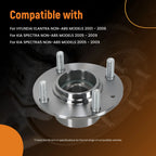2X Rear Wheel Hub Assembly for Hyundai Elantra/Kia Spectra (2001–2006) 512194
