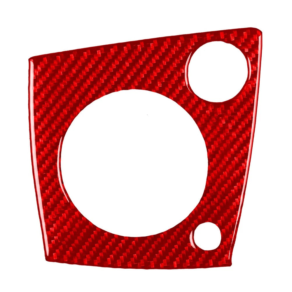 Gear Shift Panel Cover Trim for Alfa Romeo 159 Brera Spider (2006–2011) Carbon Fiber RedA